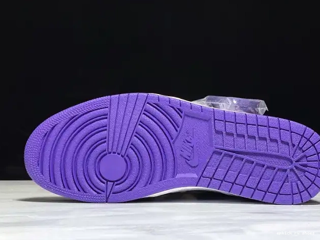 Cheap 1 Jordan Court Purple 555088-500 Air High OG 0607